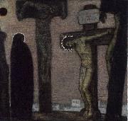 Franz von Stuck Golgotha oil